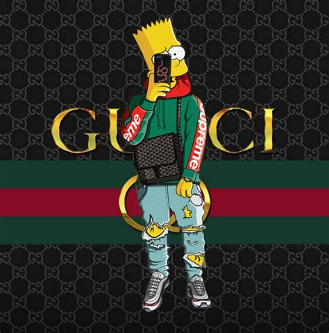 simpsons gucci desktop wallpaper